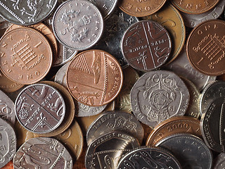 Image showing Pound coins