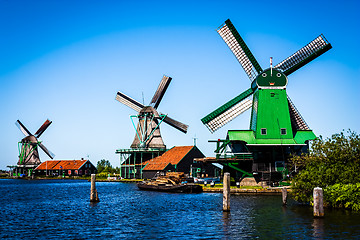 Image showing Mills in Holland