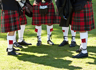 Image showing Scottish kilts