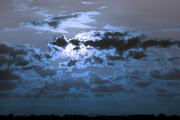 Image showing Sunset Sky Background