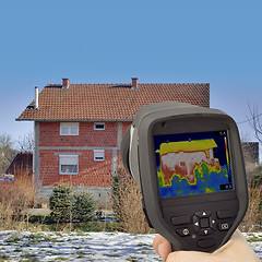 Image showing Facade Infrared Testing