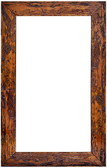 Image showing Vertical Wooden Frame Cutout