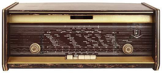 Image showing Old Wooden Tuner Cutout