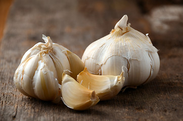 Image showing Organic garlic 