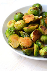 Image showing Roasted Brussel Sprouts