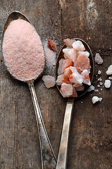 Image showing Himalayan pink crystal salt