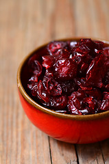 Image showing Dried cranberries