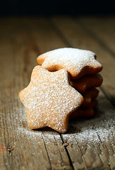 Image showing Homemade christmas cookies