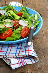 Image showing fresh vegetable salad