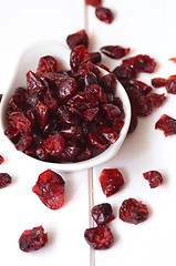 Image showing Dried cranberries