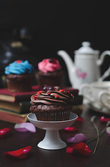 Image showing Homemade Chocolate Cupcake