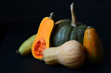 Image showing  Fresh raw squash