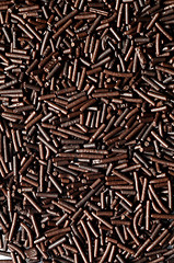 Image showing Chocolate sprinkles background