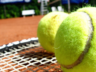 Image showing tennis court