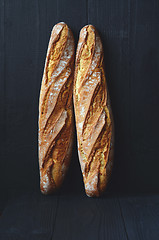 Image showing Fresh crispy baguette