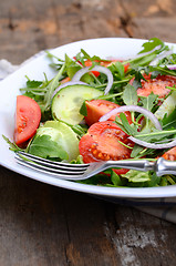 Image showing fresh vegetable salad