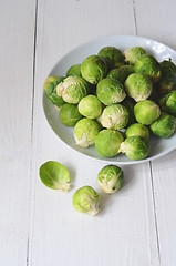 Image showing Fresh brussel sprouts