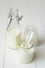 Image showing Fresh dairy products