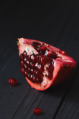 Image showing Fresh pomegranate fruit