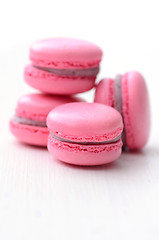 Image showing traditional french macarons 