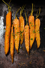 Image showing roasted carrots 