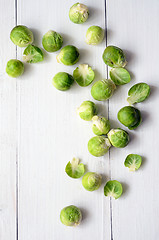 Image showing Fresh brussel sprouts