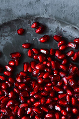 Image showing  Fresh pomegranate seeds