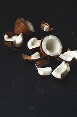 Image showing close up of coconut
