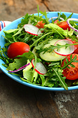 Image showing fresh vegetable salad