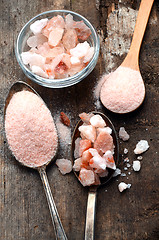 Image showing Himalayan pink crystal salt