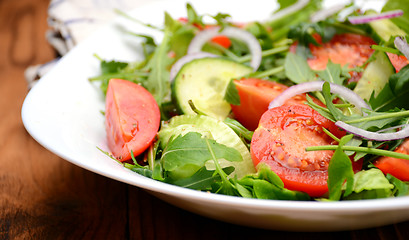 Image showing fresh vegetable salad