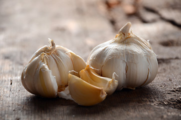 Image showing Organic garlic 