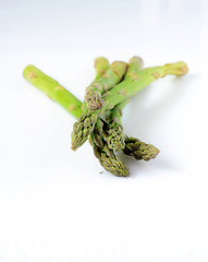 Image showing  Fresh green asparagus