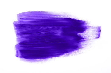 Image showing Purple paint strokes