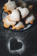 Image showing Homemade christmas cookies