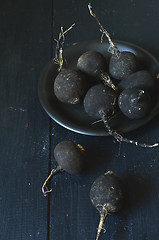 Image showing Black winter radish