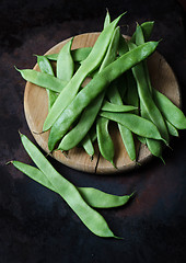 Image showing Flat Green Beans 