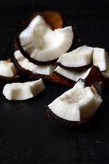 Image showing close up of coconut