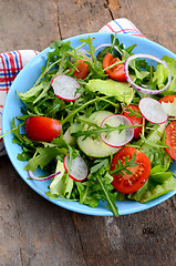 Image showing fresh vegetable salad