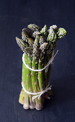 Image showing  Fresh green asparagus