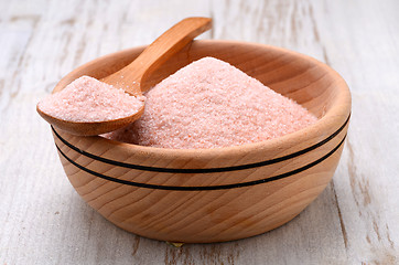 Image showing Himalayan pink crystal salt