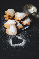 Image showing Homemade christmas cookies