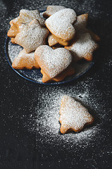 Image showing Homemade christmas cookies