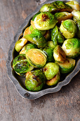 Image showing Roasted Brussel Sprouts