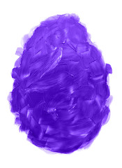 Image showing Purple paint strokes