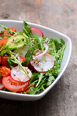 Image showing fresh vegetable salad