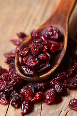 Image showing Dried cranberries