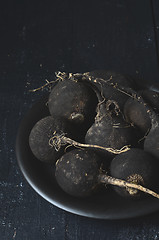 Image showing Black winter radish