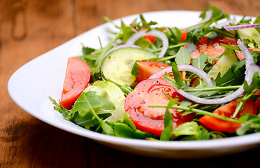 Image showing fresh vegetable salad