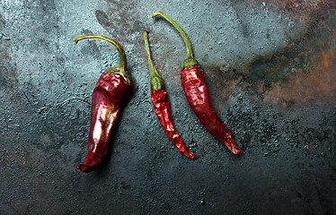 Image showing dried chili peppers